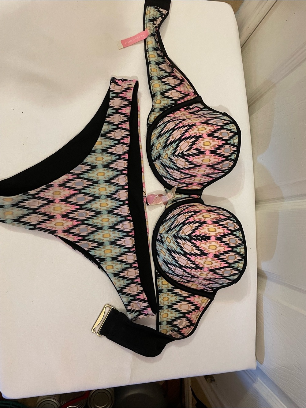 Victoria’s Secret push-up bikini set on multiple colors